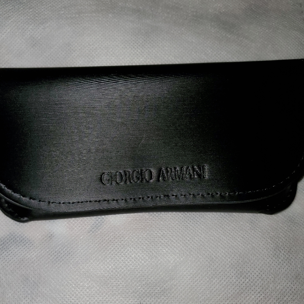 Giorgio Armani Women Black Eyeglasses Like new Authentic tag, case, and cloth - Picture 9 of 10